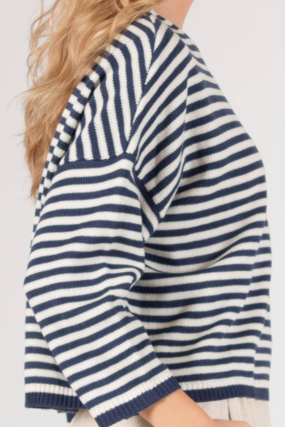 Striped T-Body Sweater