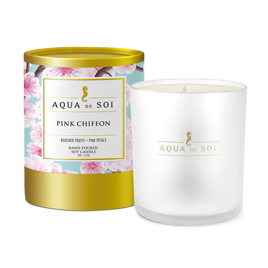 Pink Chiffon 9 oz Luxe Boxed Candle