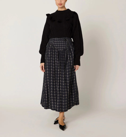 Amber Ankle Skirt in Saul