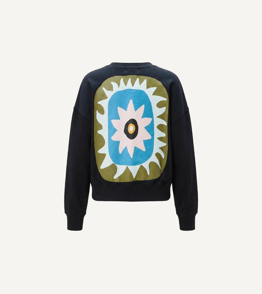 Anaia Sweatshirt in Black Motif