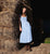 Ardena Ankle Dress inn Blue Bonnet