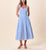 Ardena Ankle Dress inn Blue Bonnet