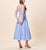 Ardena Ankle Dress inn Blue Bonnet