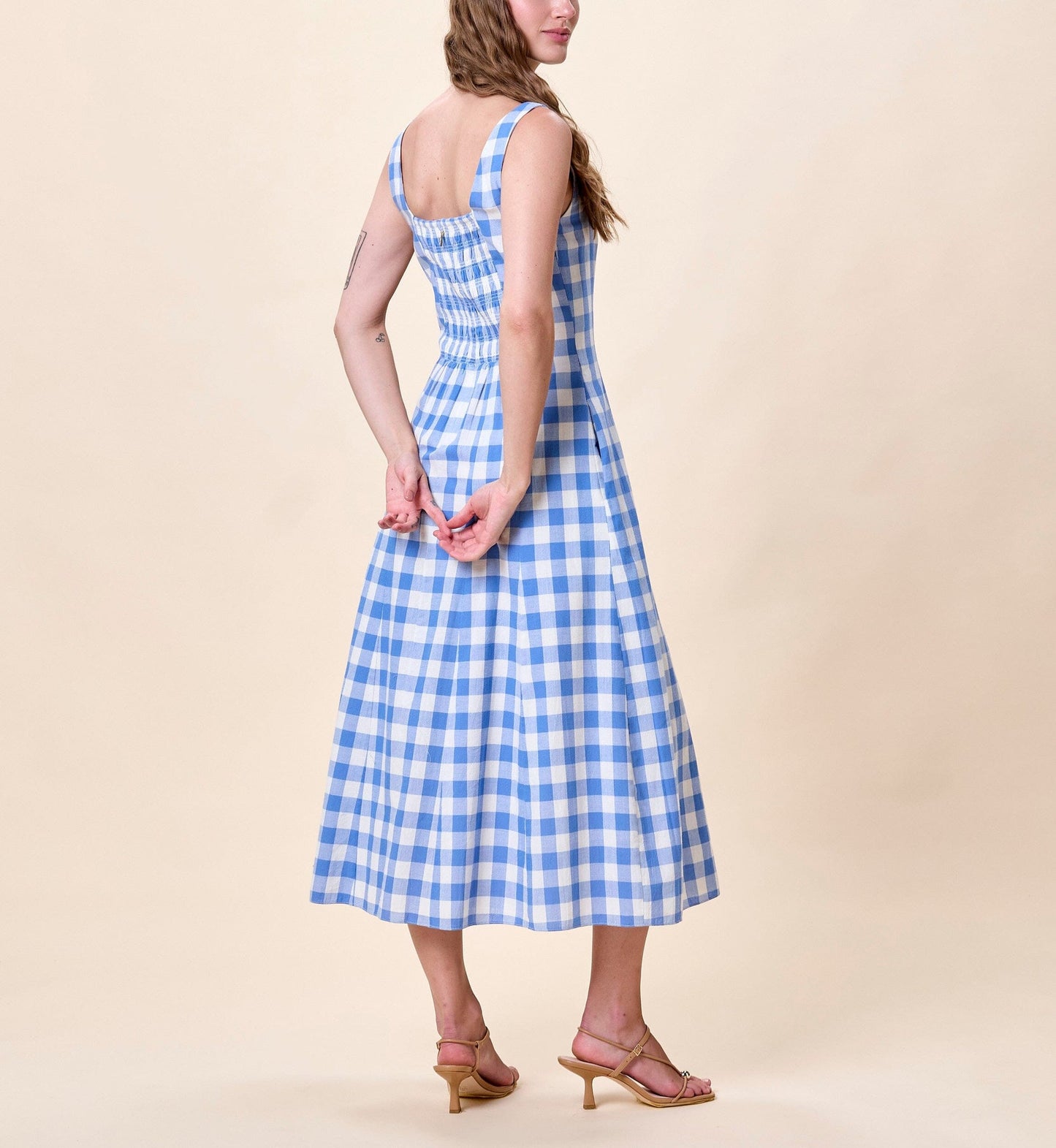Ardena Ankle Dress inn Blue Bonnet