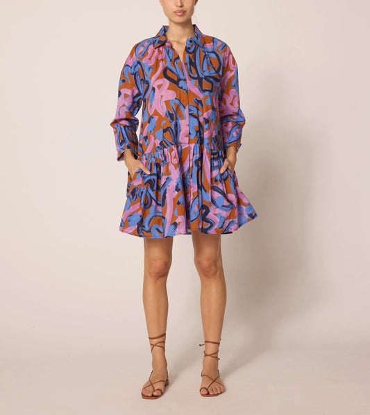 Audrey Mini Dress in Fresco