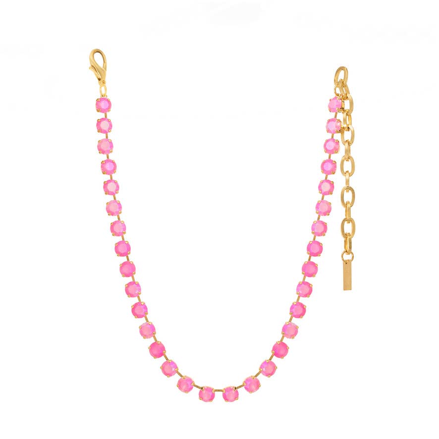Oakland Necklace in Electric Pink Ignite Frost