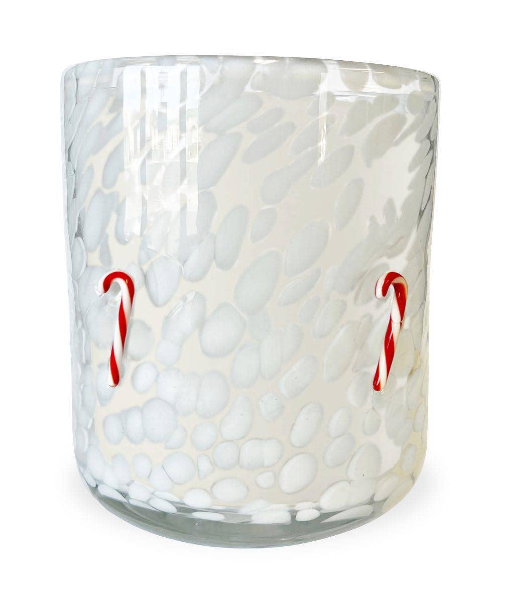SOi Candy Cane Holiday Confetti Icon 12oz Candle