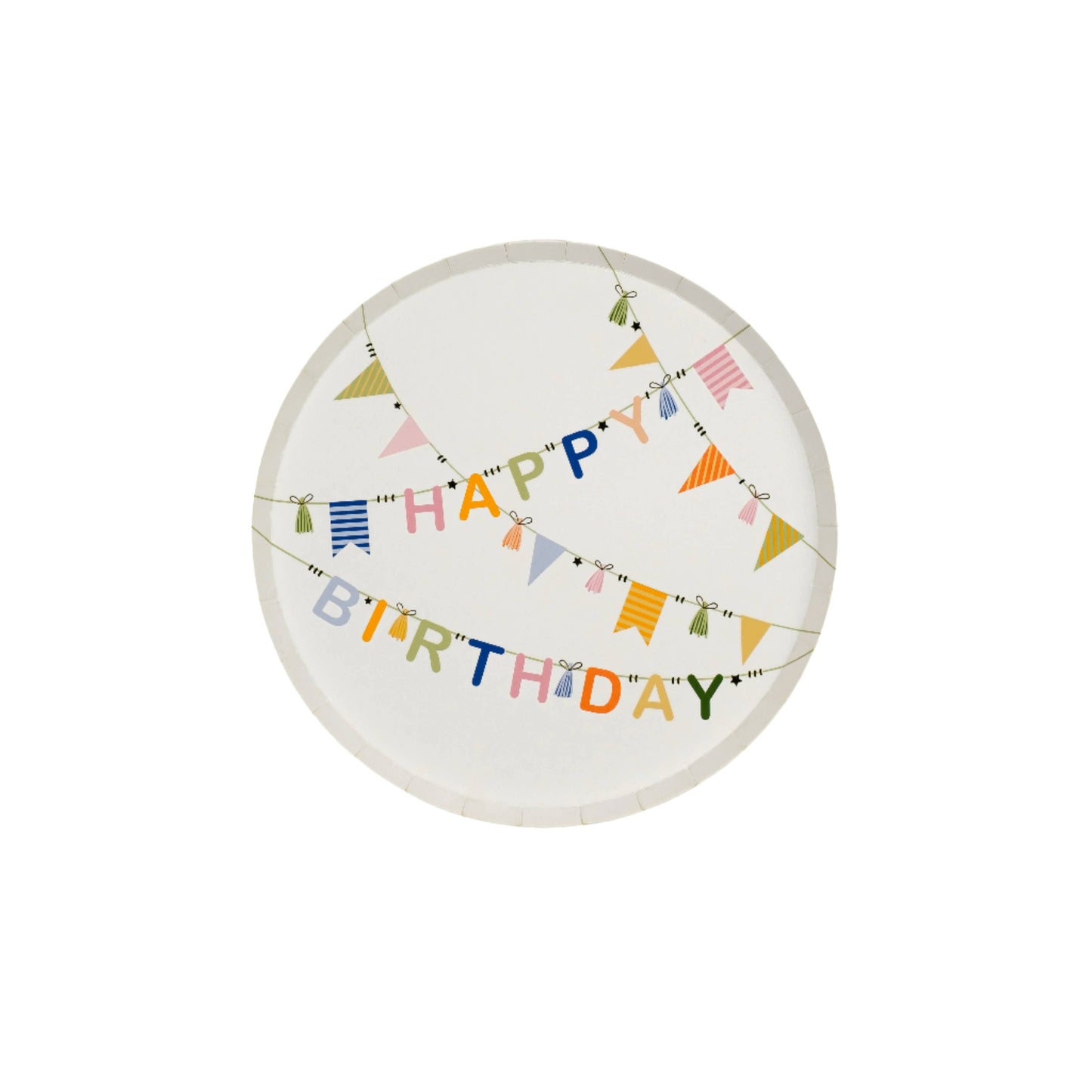 Birthday Cheer Dessert Paper Plates