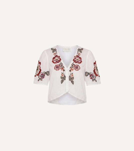 Brett Top in Ivory