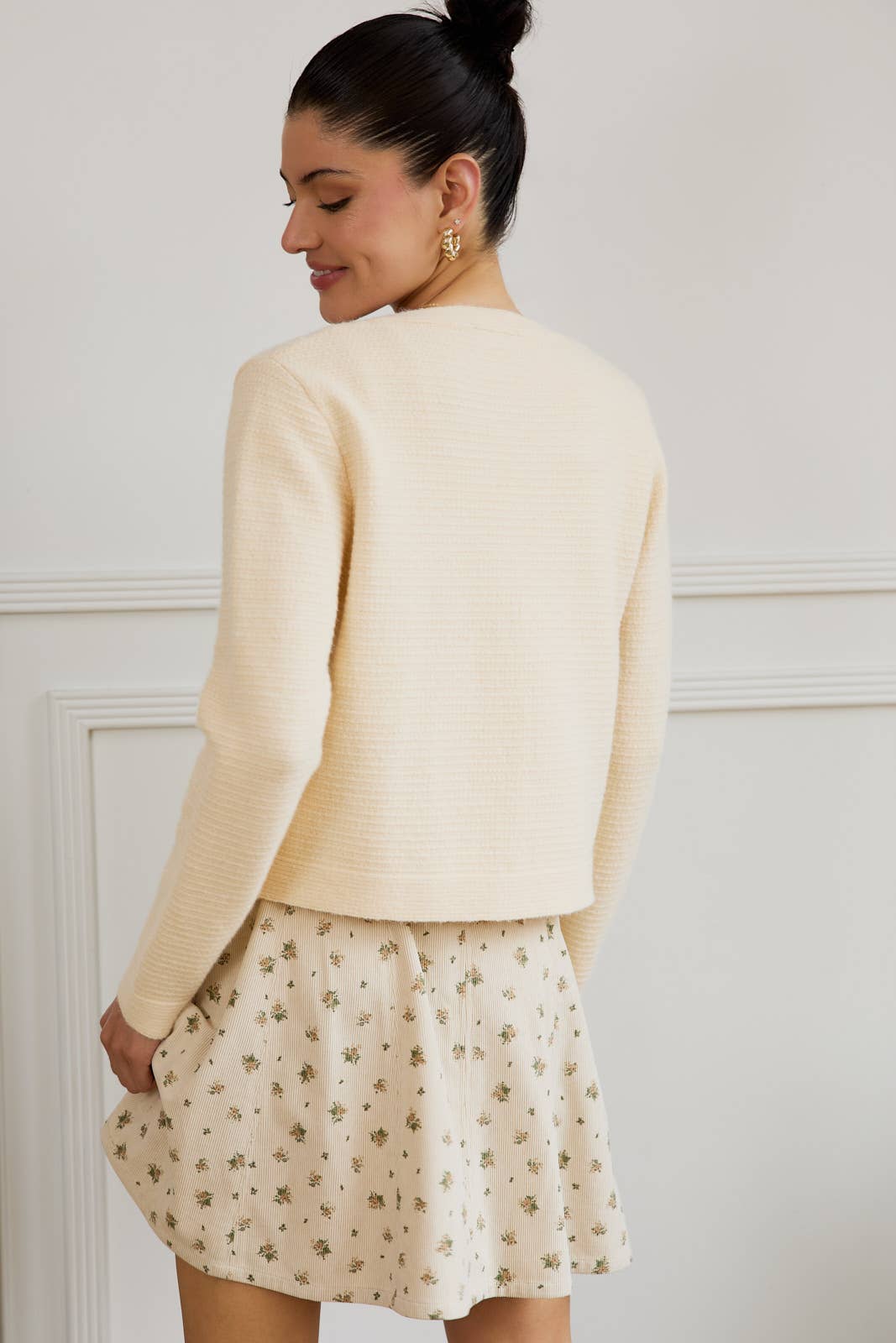 Button Up Long Sleeve Cardigan