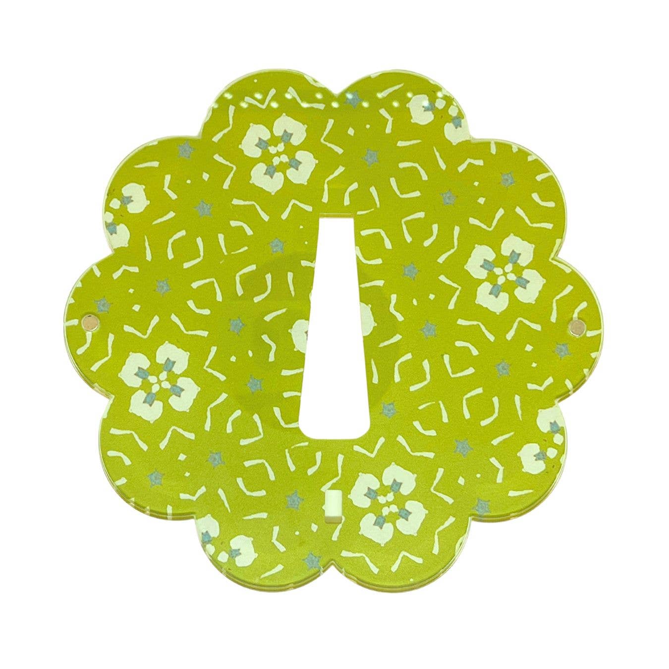 Dorset Garden Green Acrylic Round Picture Frame