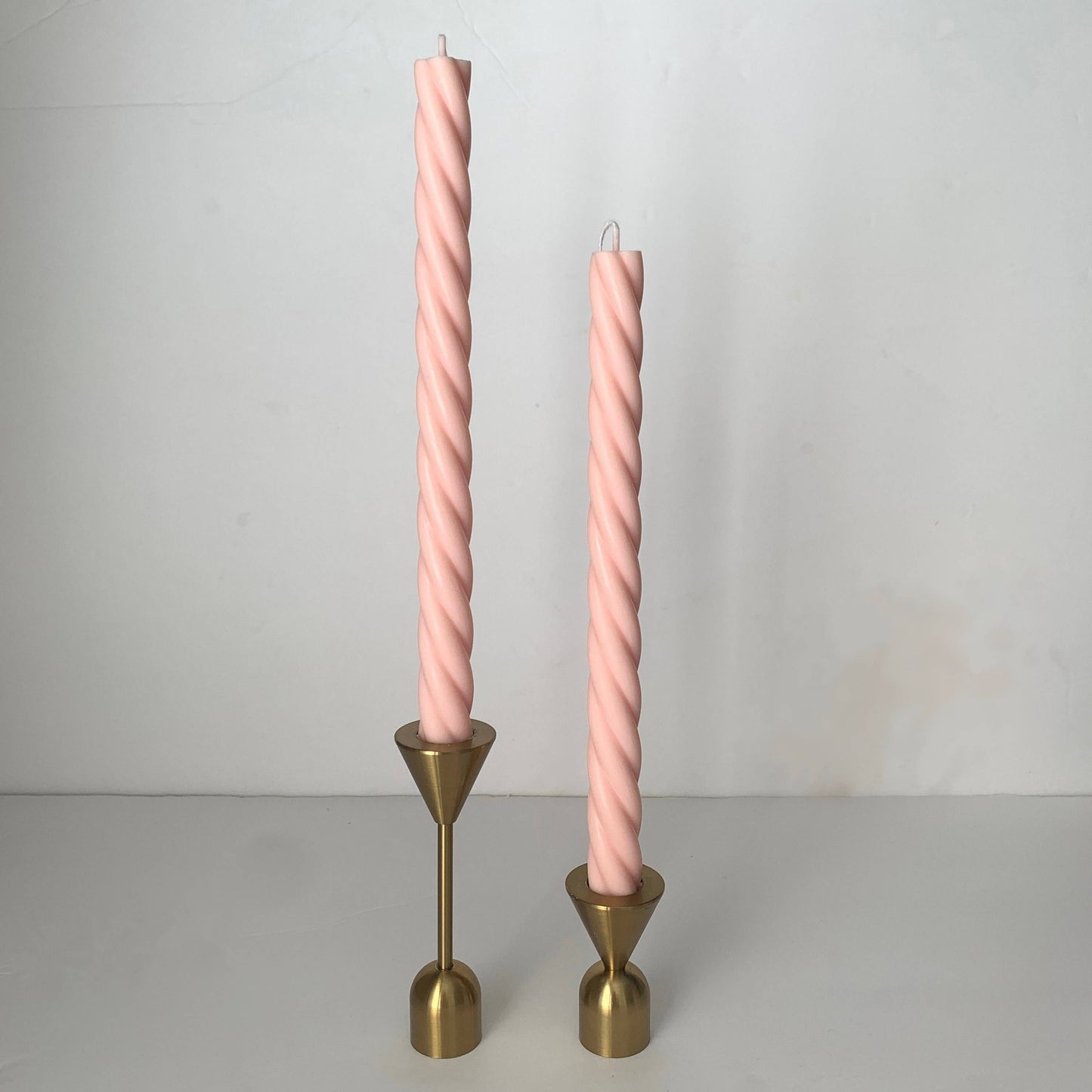 Licorice Twisted Candle, Taper Candle, Spiral Candle Individual