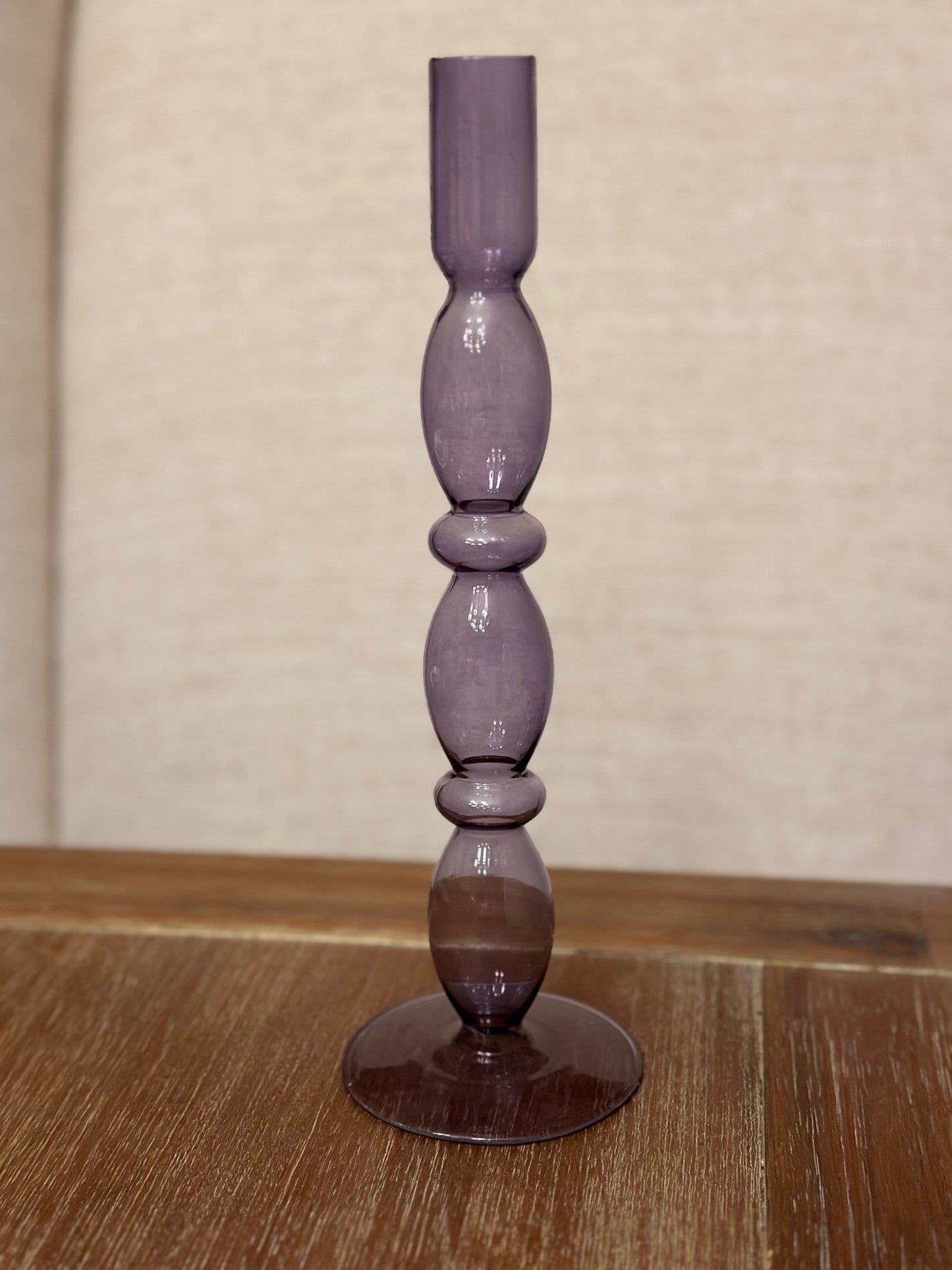 Glass Candle Holder