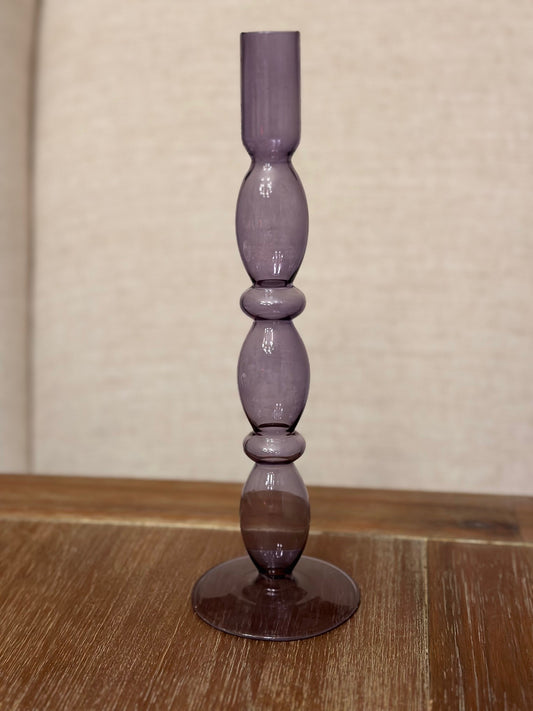 Glass Candle Holder