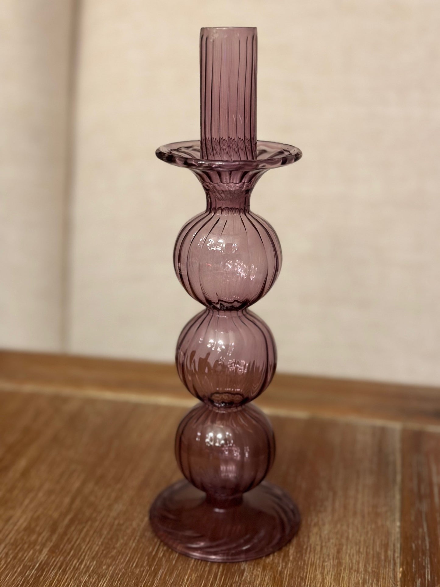Glass Candle Holder
