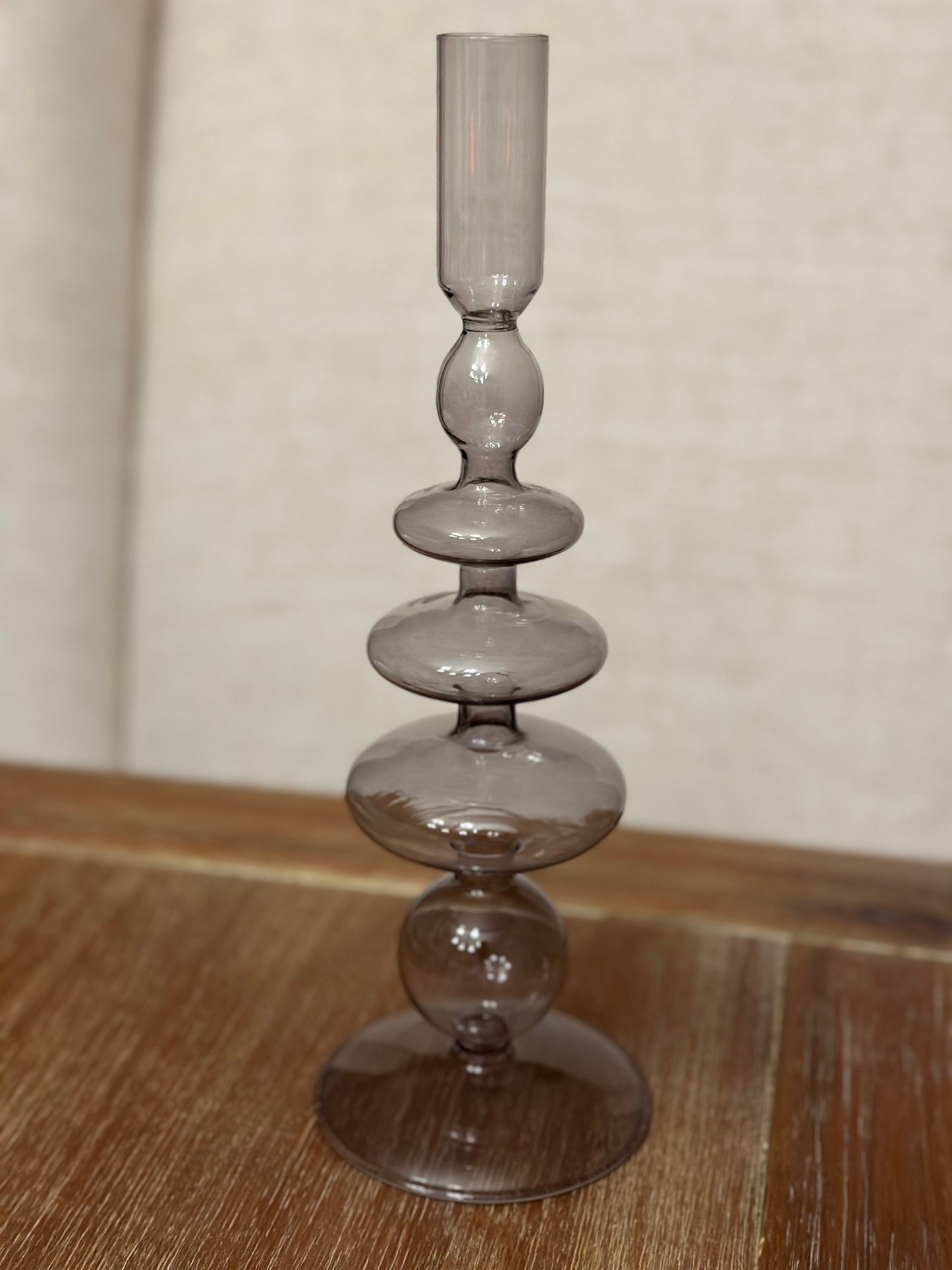 Glass Candle Holder