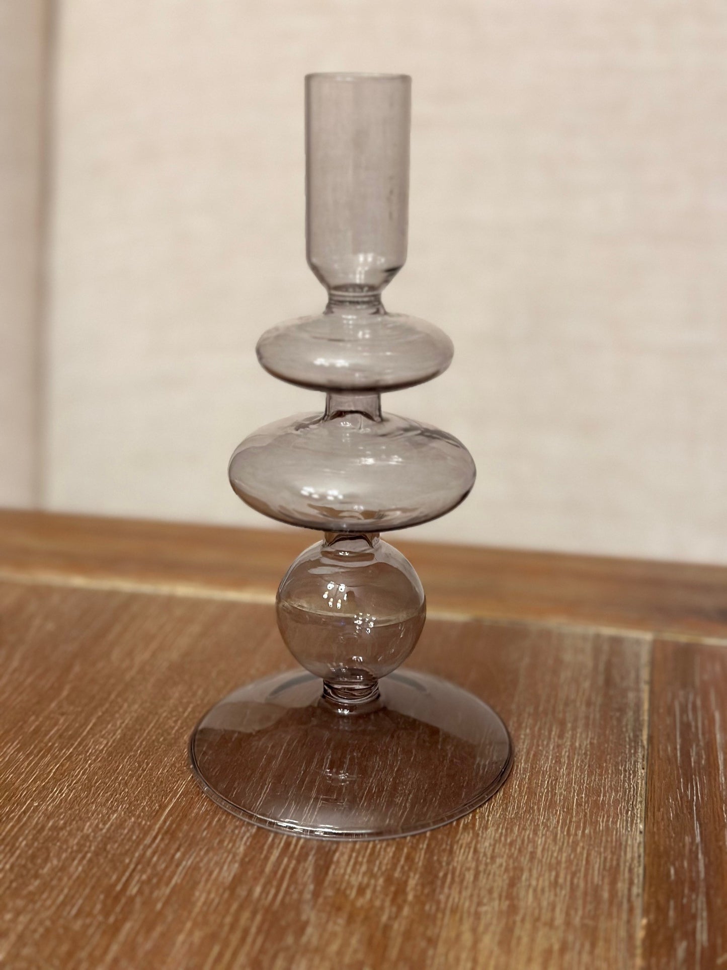 Glass Candle Holder