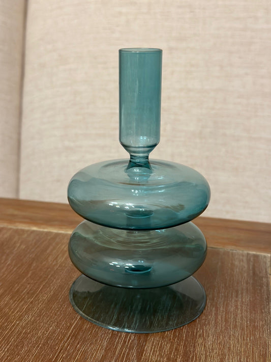 Glass Candle Holder - Short
