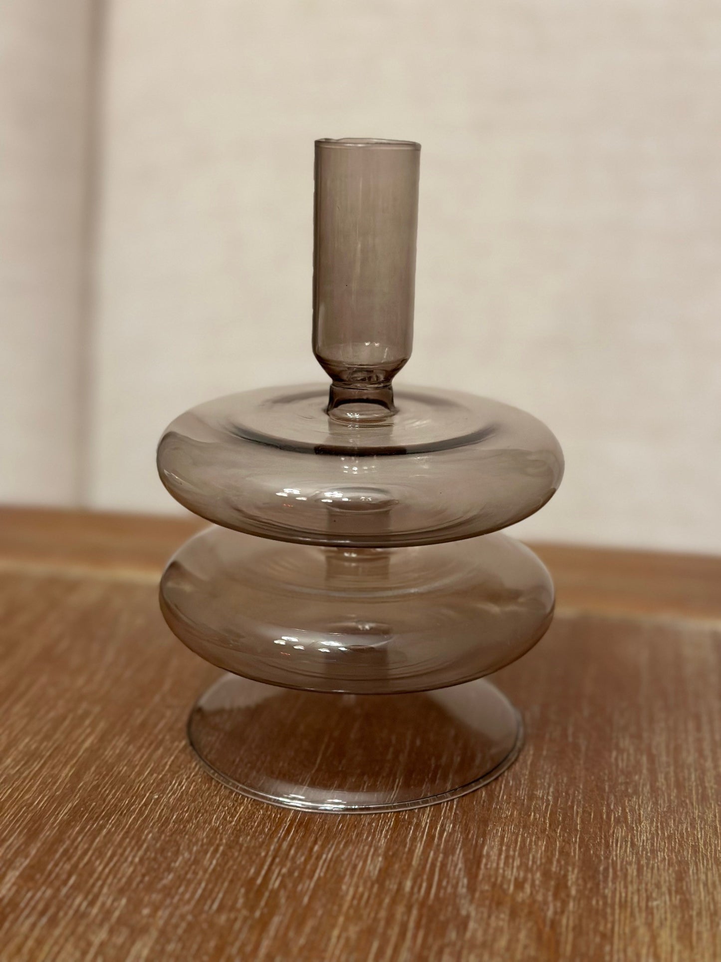 Glass Candle Holder - Short