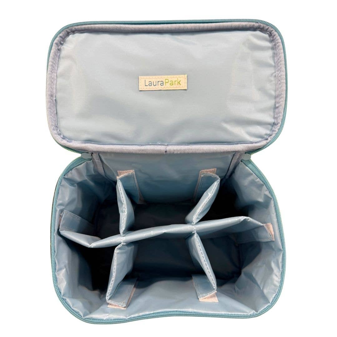 Rosemary Indigo Train Case