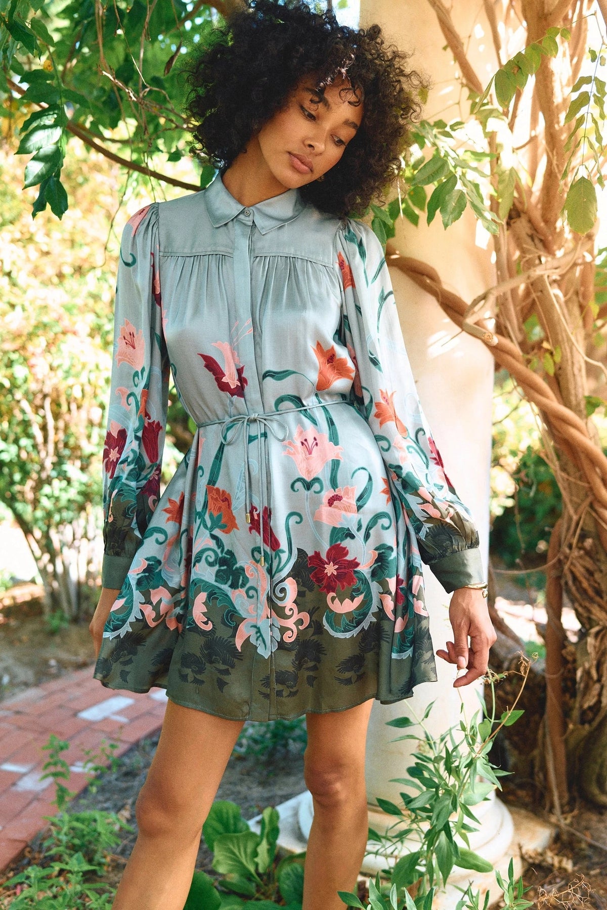 Charisma Mini Dress in Lys