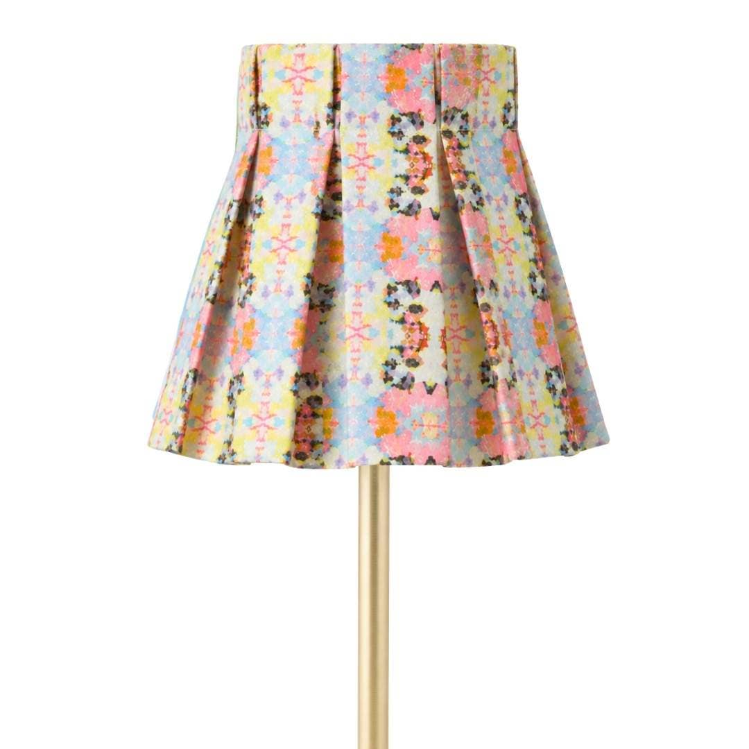 Brooks Avenue Pink Box Pleat Shade Cover