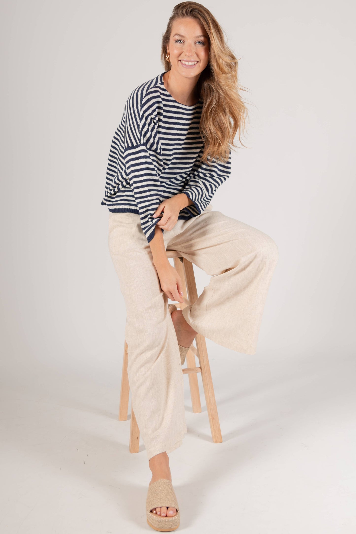 Striped T-Body Sweater