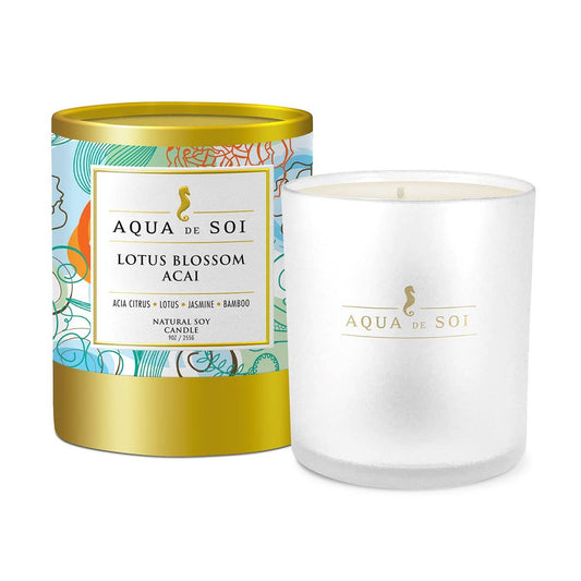 Lotus Blossom 9 oz Luxe Boxed Soy Candles