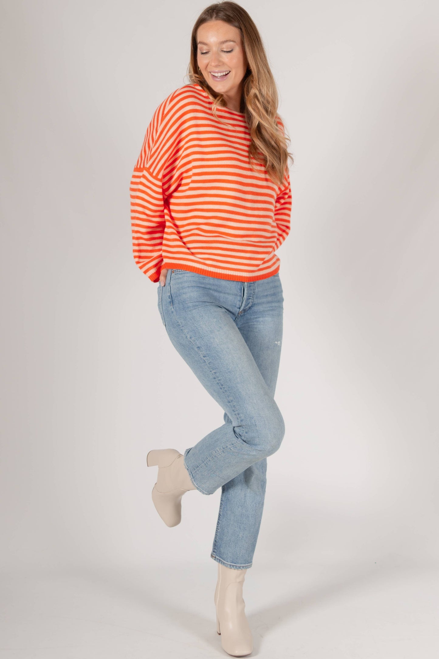 Striped T-Body Sweater