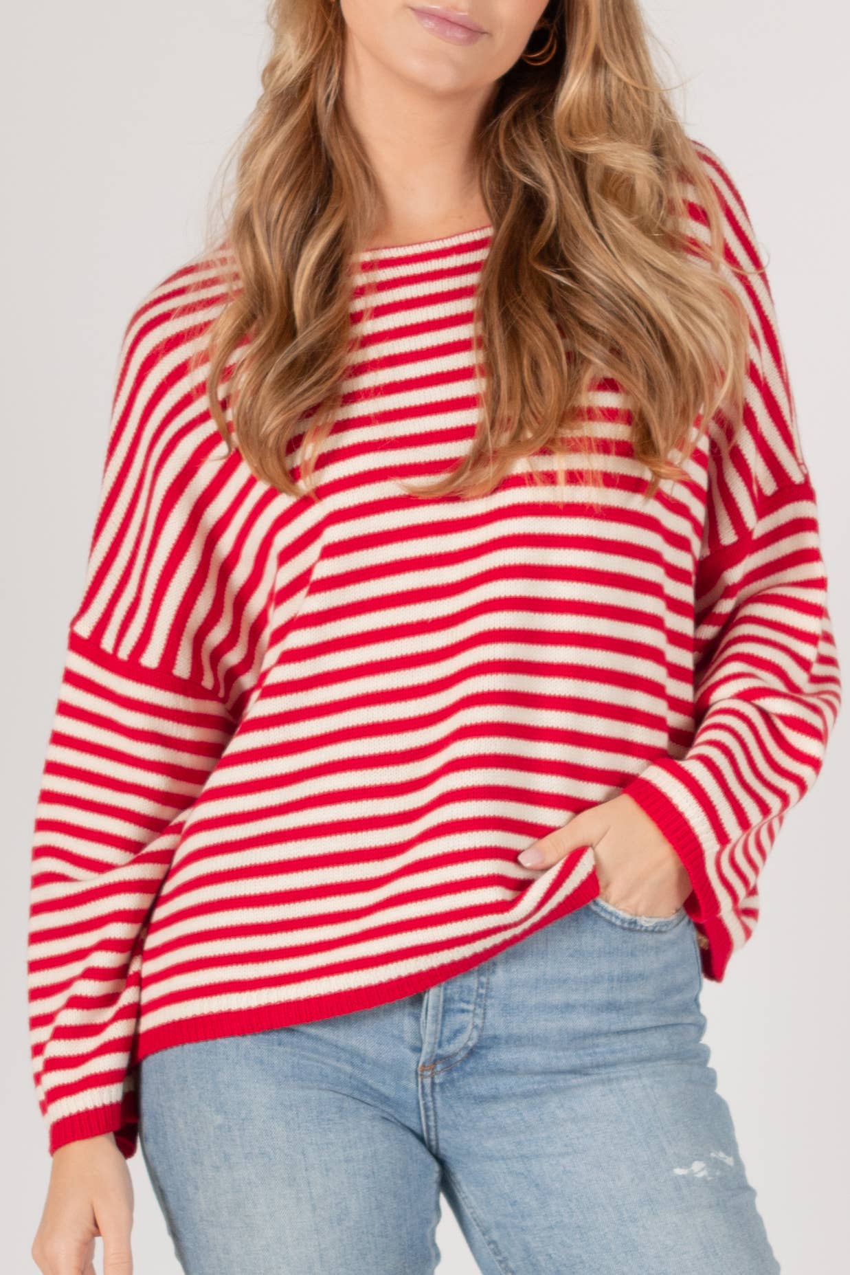 Striped T-Body Sweater
