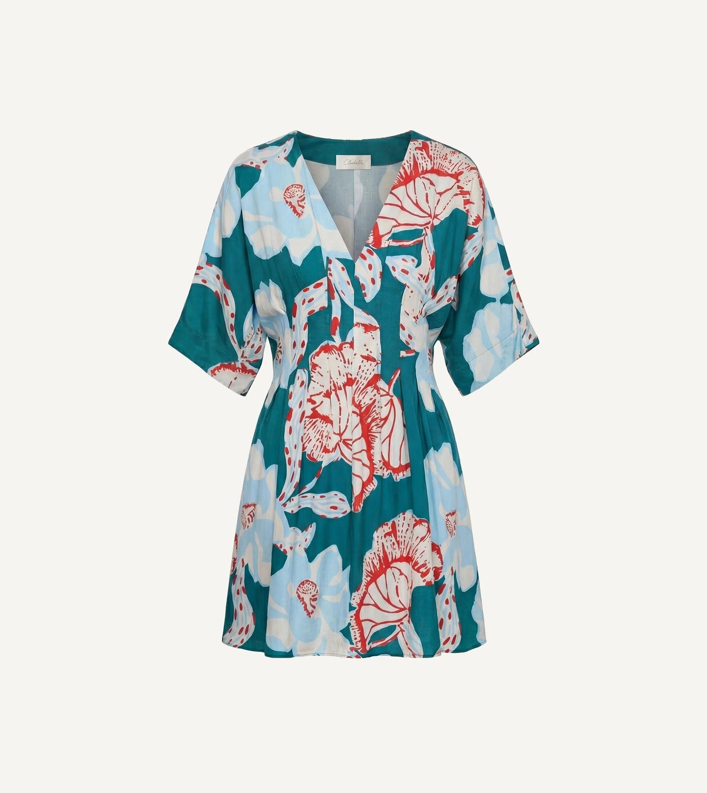 Dina Mini Dress in La Rouge North Sea