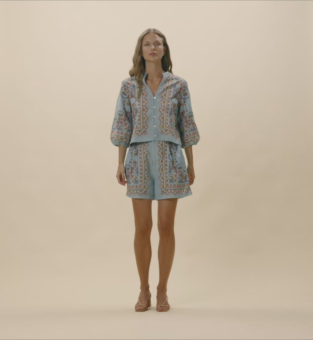 Noelle Blouse in Bleura