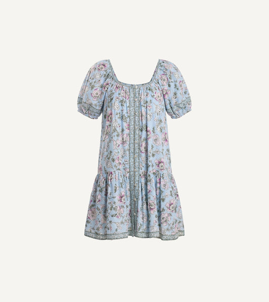 Elodie Mini Dress in Luna Flora