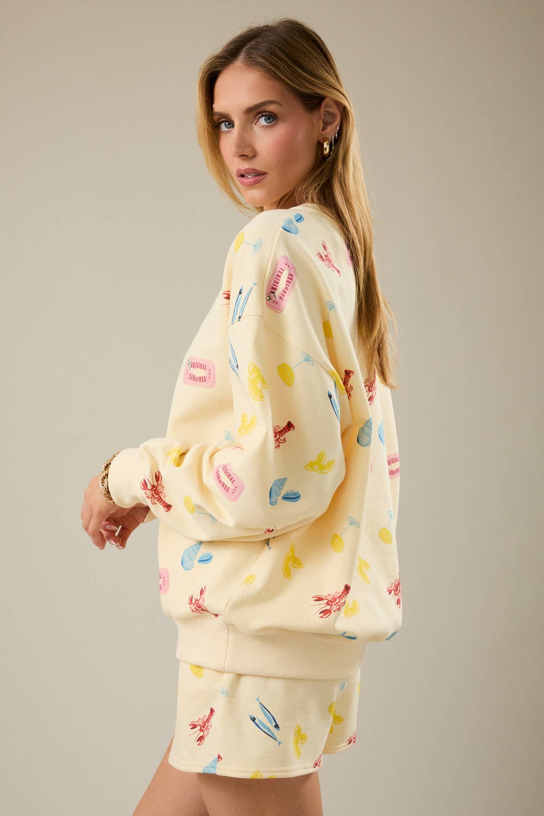 Sea Print Sweatshirt