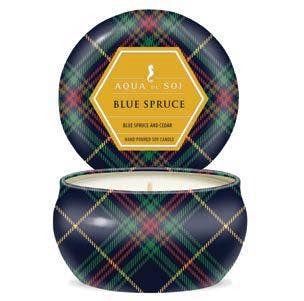 SOi Blue Spruce 4oz Aqua De SOi Candle Tin