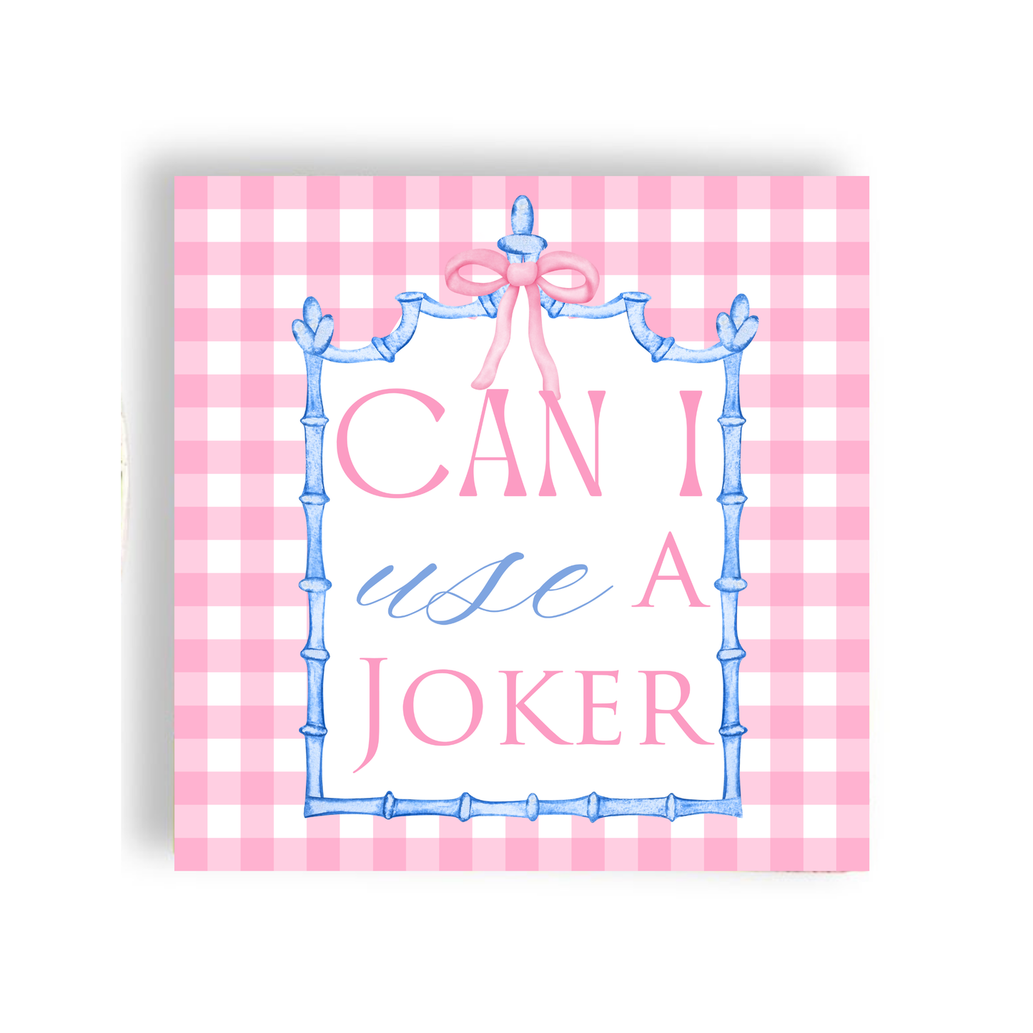 Mahjong "Can I Use a Joker?" 24ct Cocktail Napkins (3 ply)