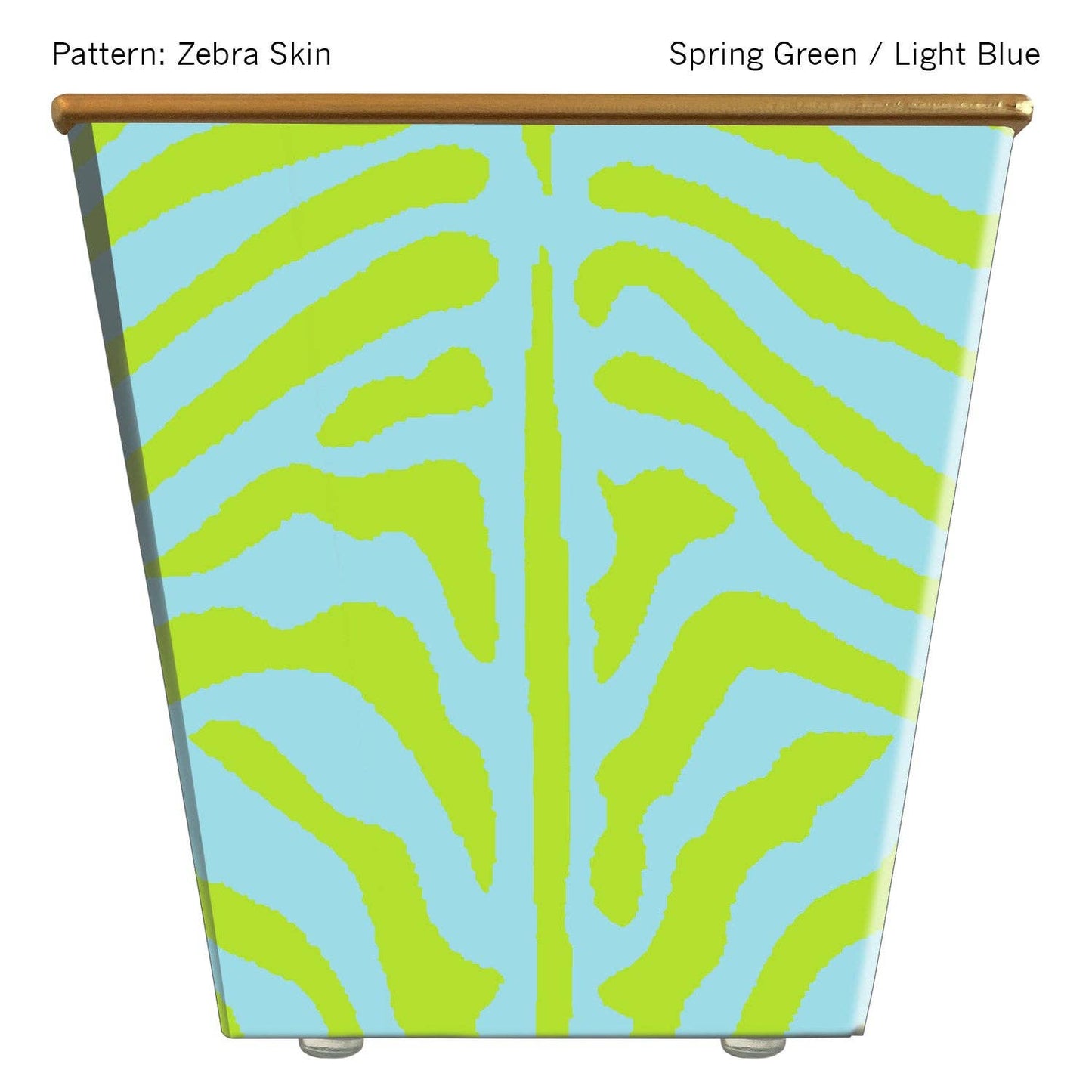 Large Cachepot Container: Zebra