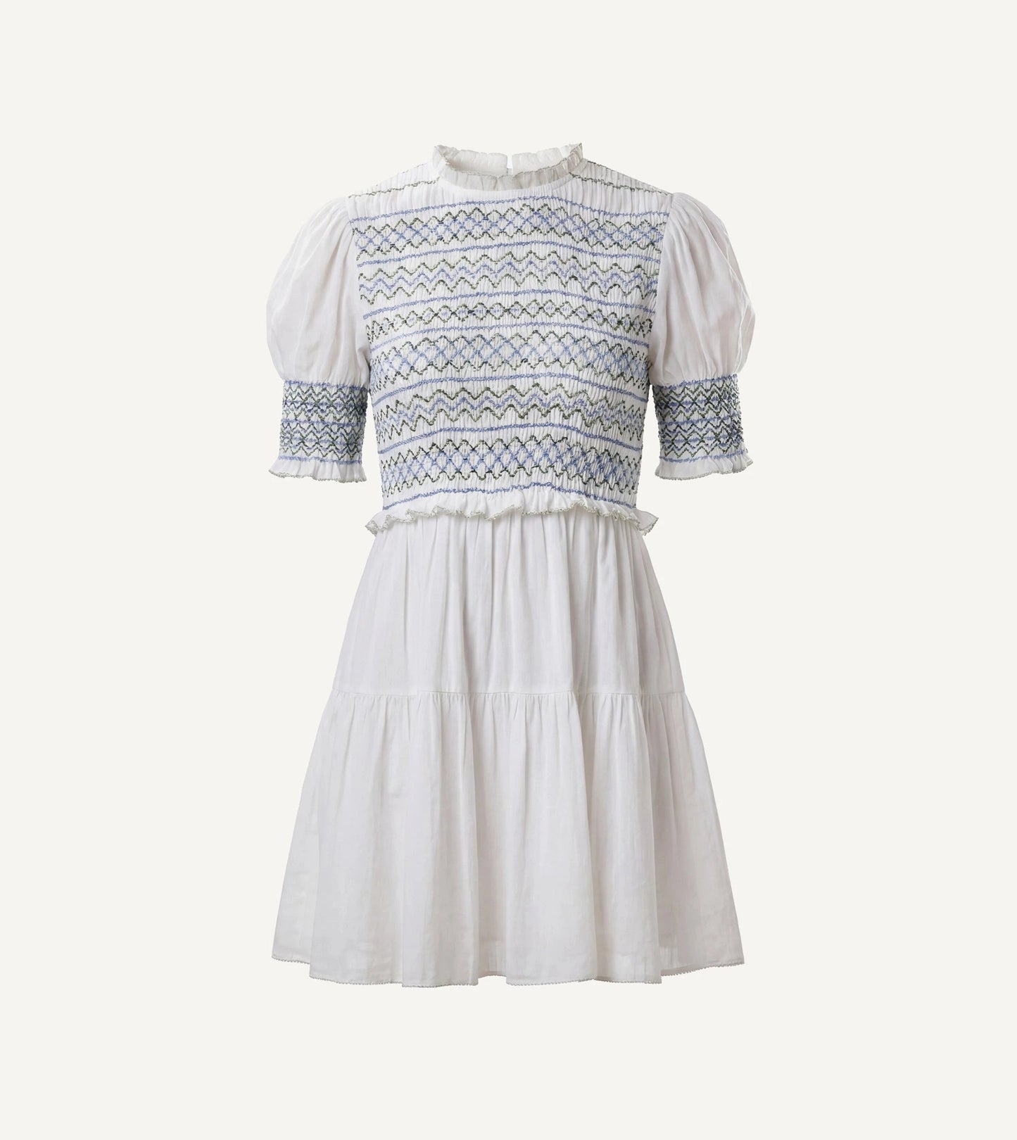 Gwendolyn Mini Dress in Ivory