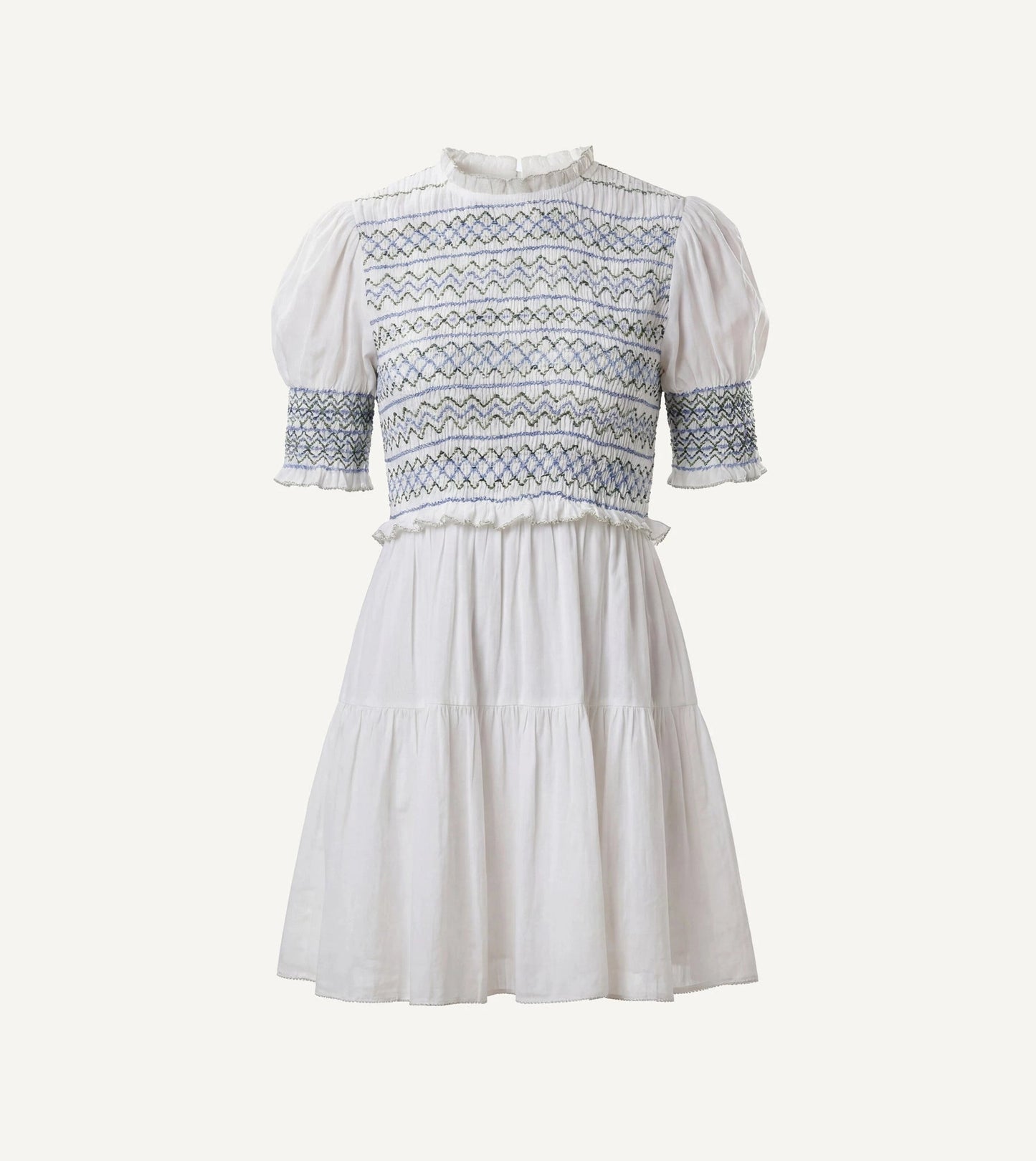 Gwendolyn Mini Dress in Ivory