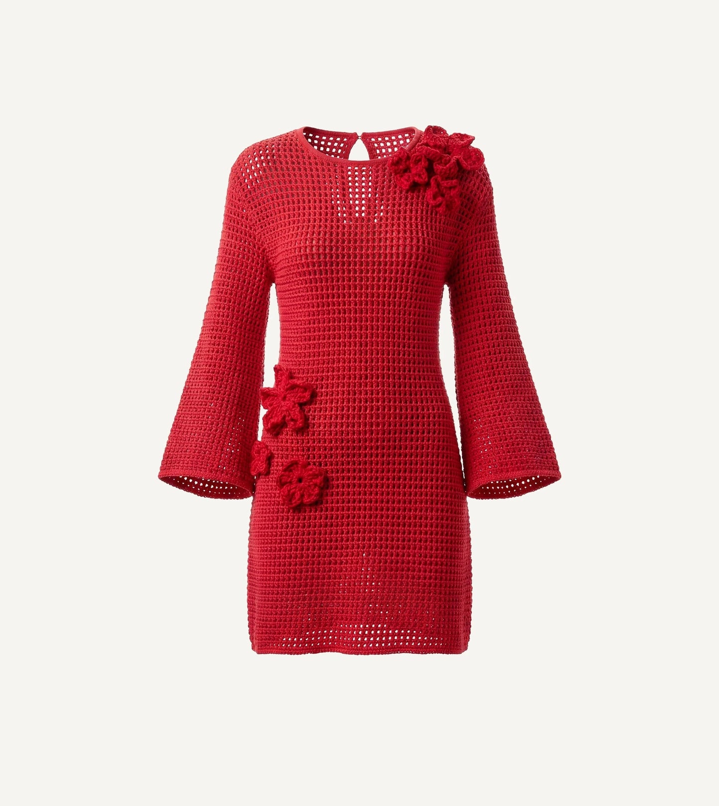 Honey Knit Mini Dress in Goji Berry