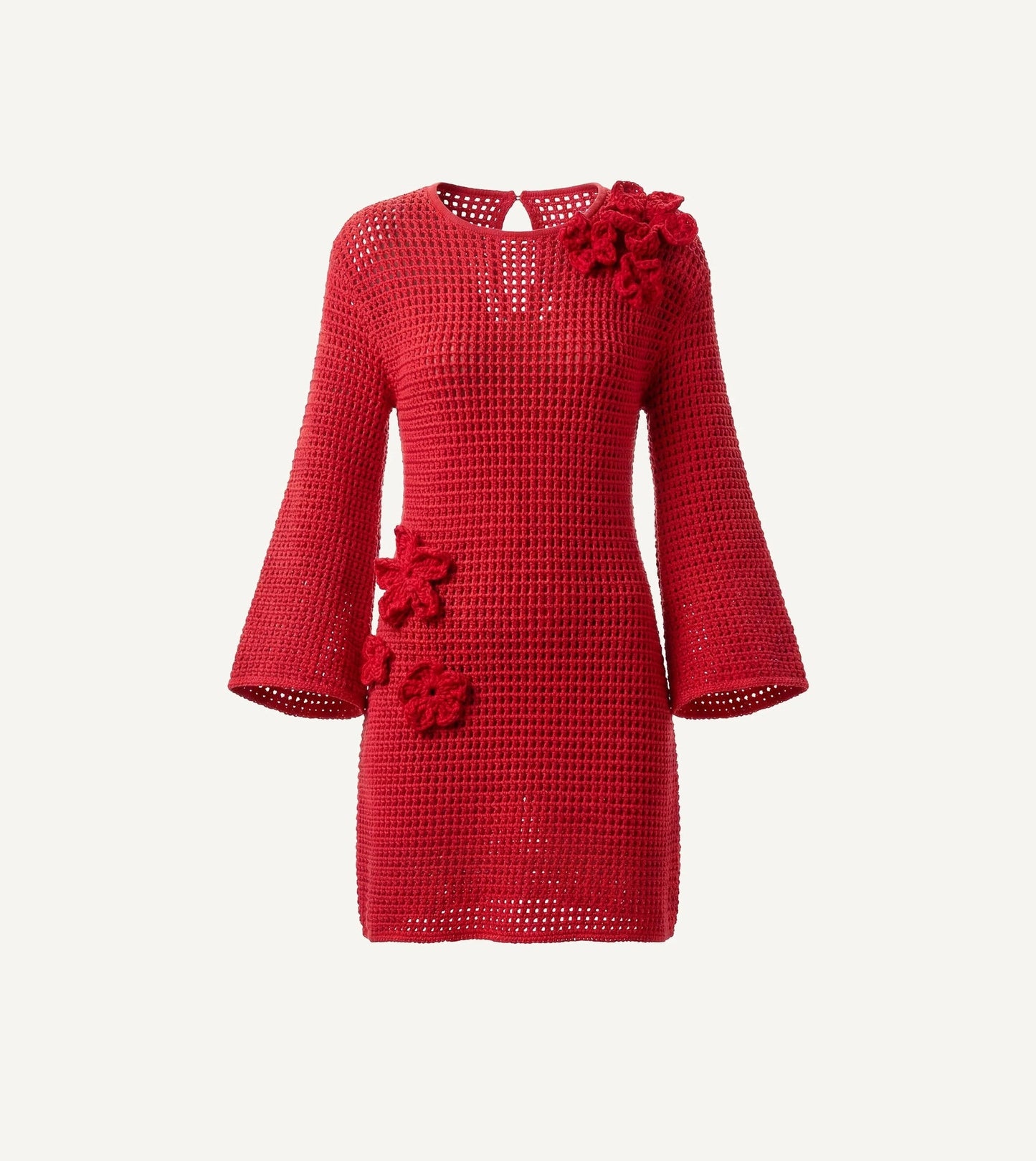 Honey Knit Mini Dress in Goji Berry