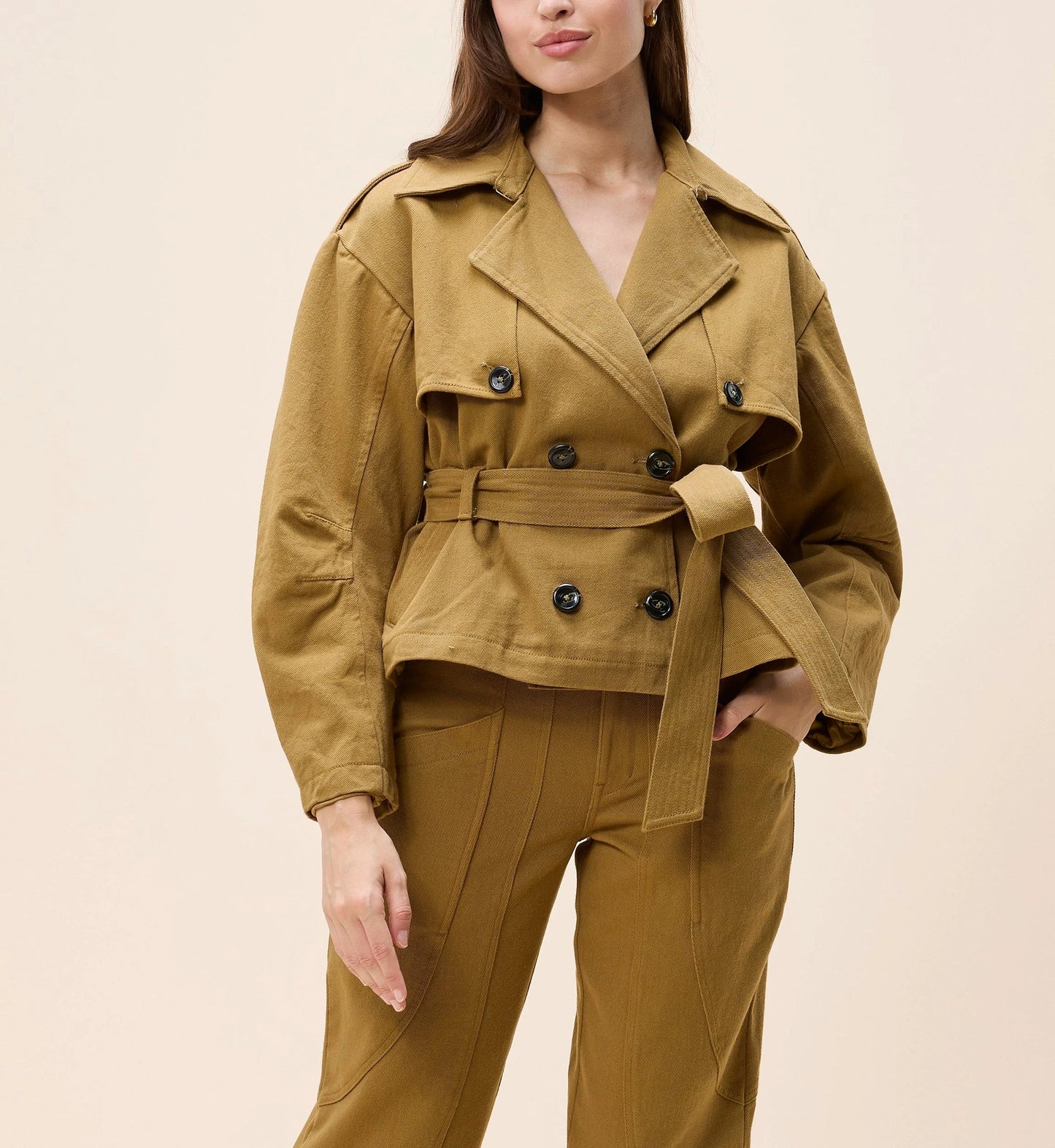 Hugo Jacket in Dull Gold