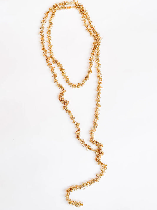 Squares Y Drop Necklace