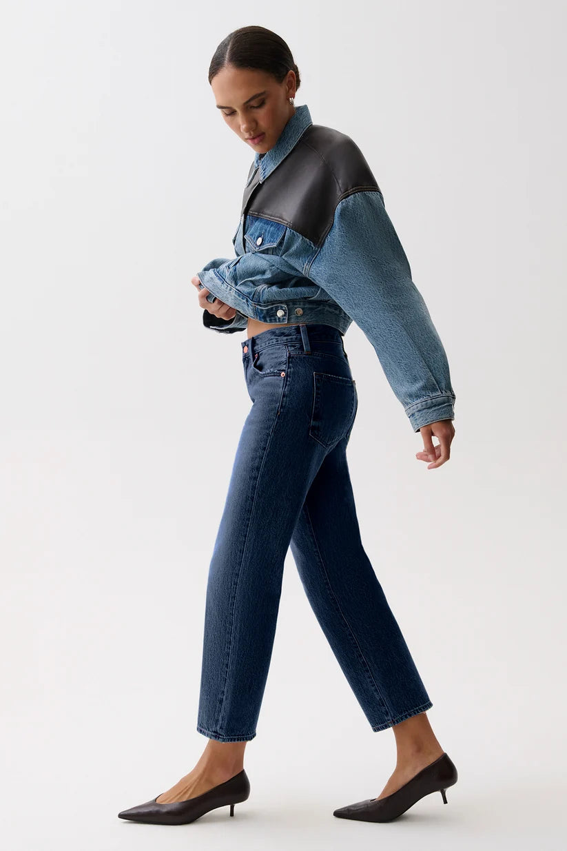 Issa Mid Rise Relaxed Ankle Straight in Mirage