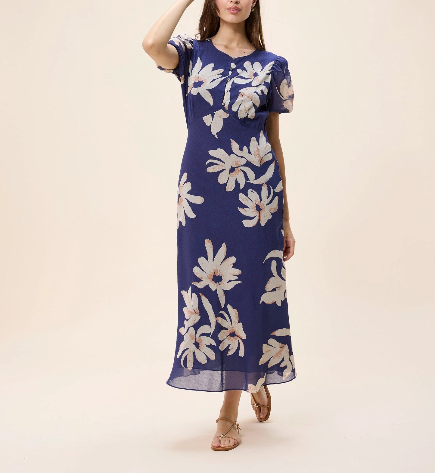 Jianna Ankle Dress in Sella