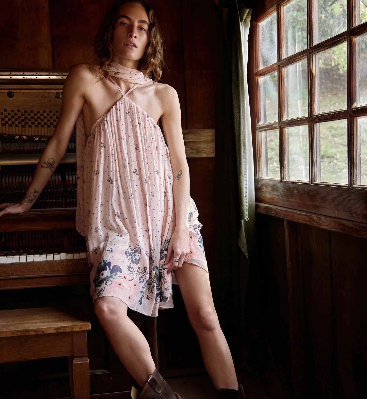 Jillian Mini Dress in Liora