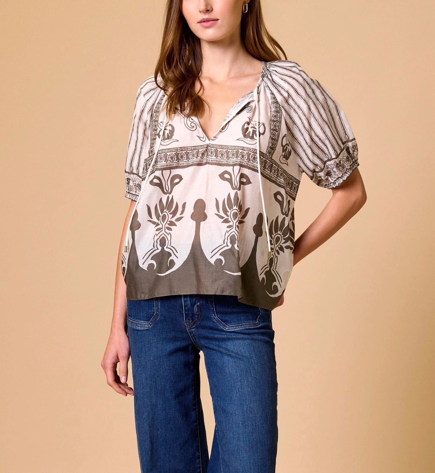 Johana Blouse in Sable