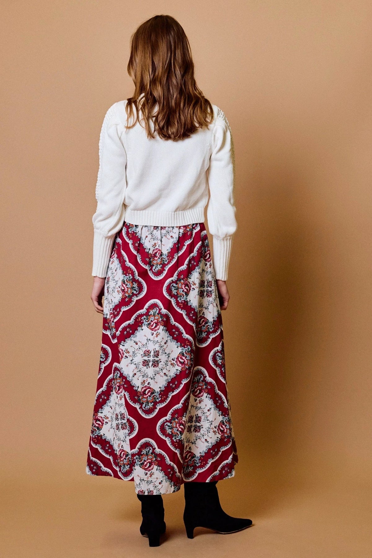 Juliet Ankle Skirt in Virelle