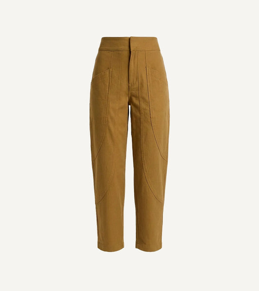 Leo Pant in Dull Gold