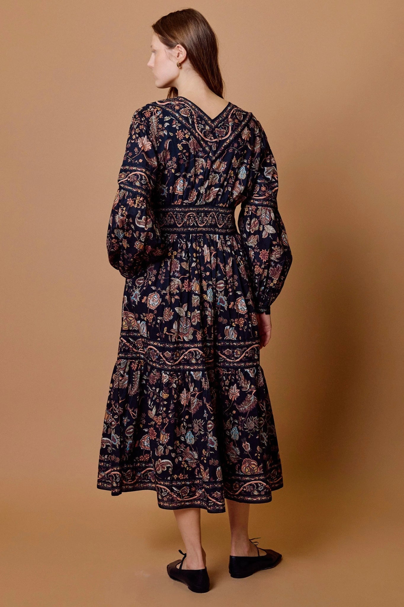 Melody Midi Dress in Bois